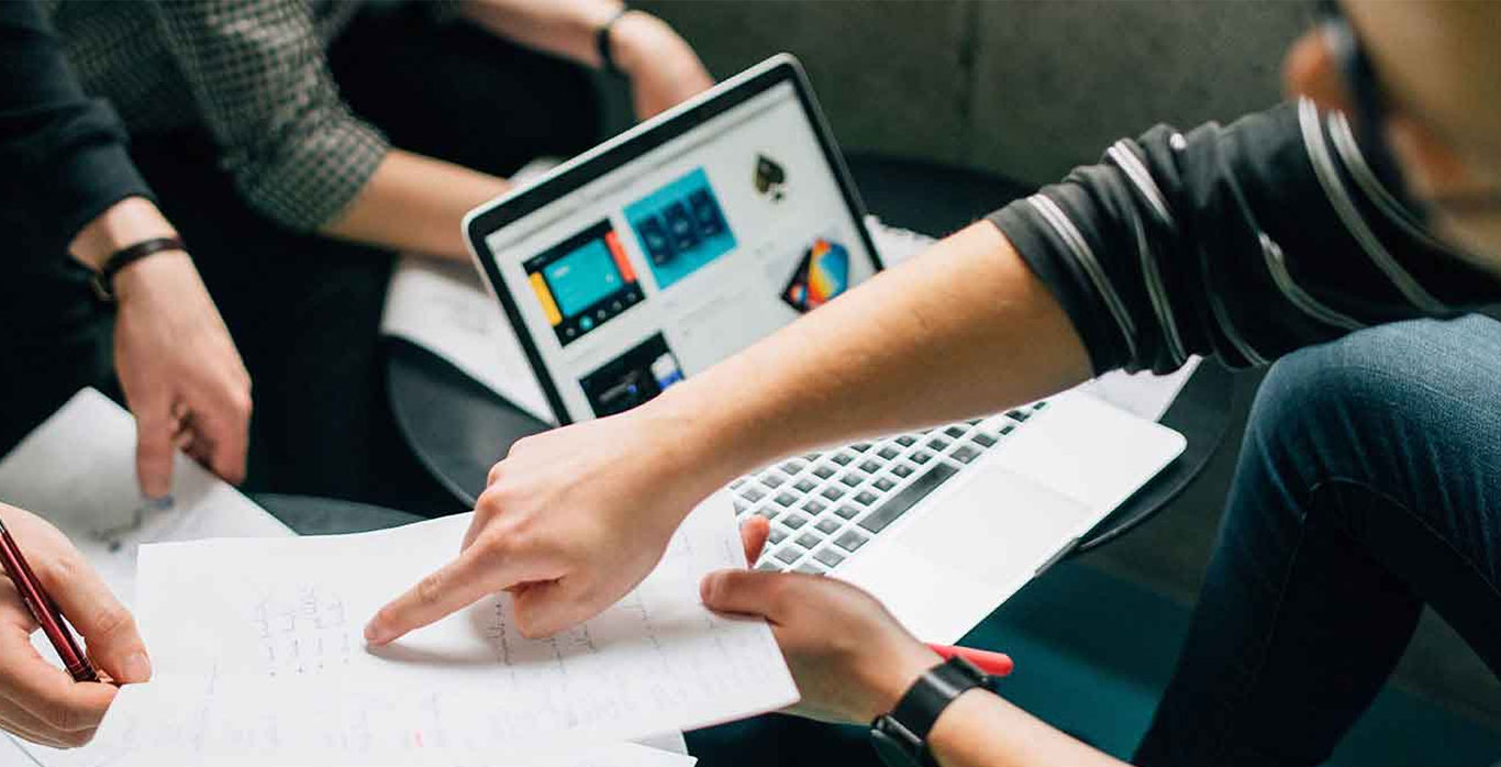 Digital marketing strategy workspace